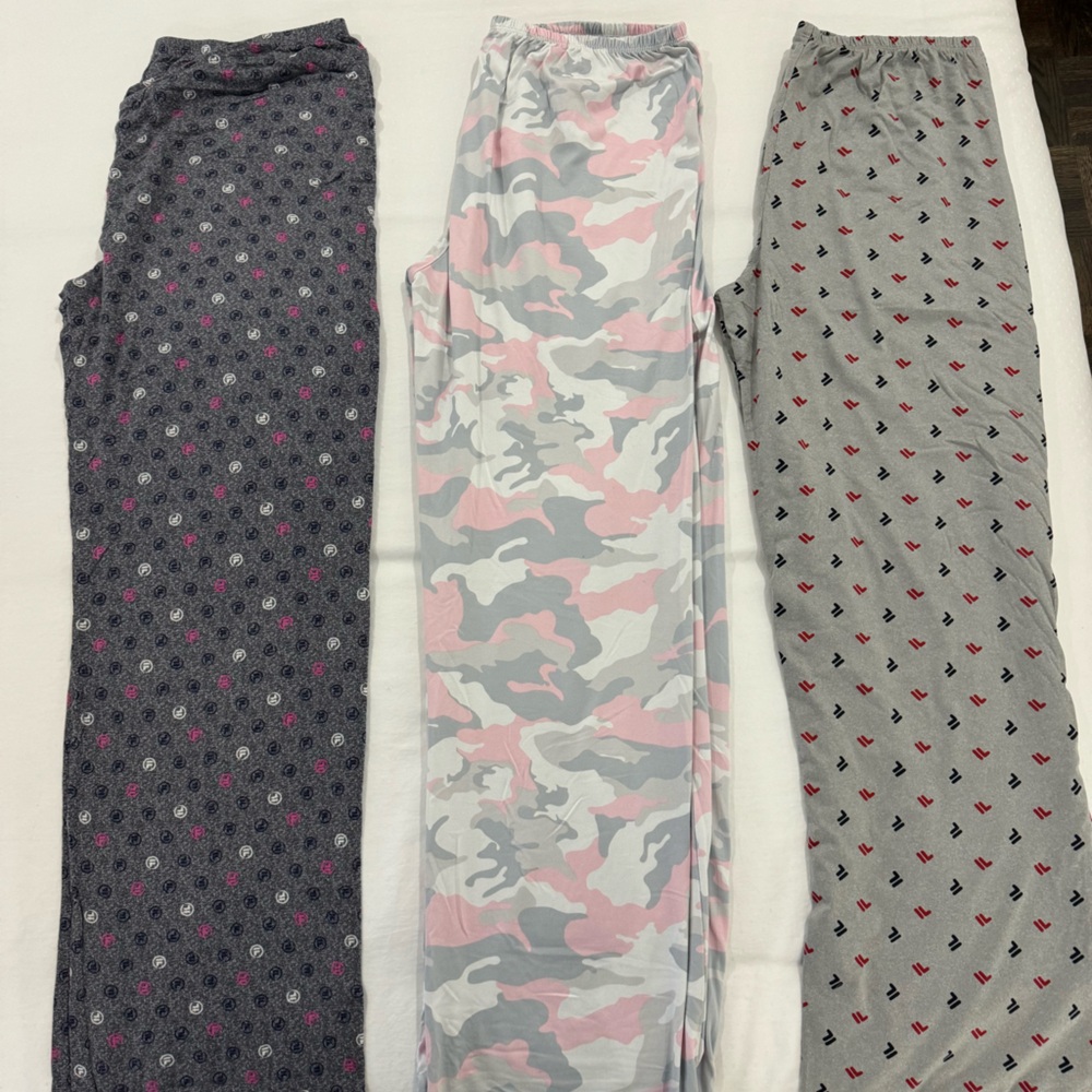 Bundle - 3 pairs of Fila sleep pants